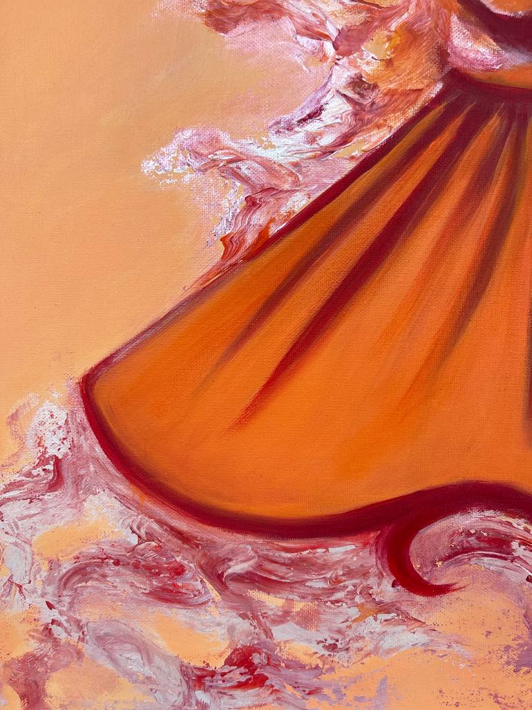 Original Abstract Expressionism Abstract Painting by Muhammad Suleman Rehman