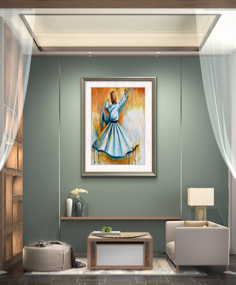 Original Contemporary Abstract Painting by Muhammad Suleman Rehman