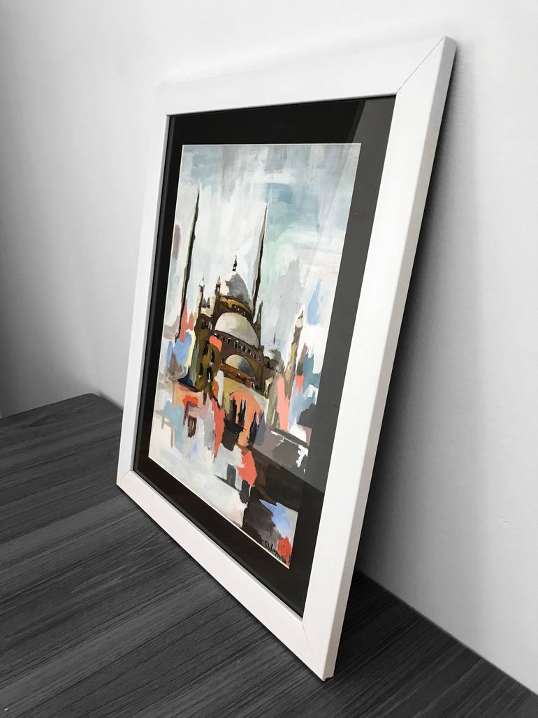 Original Abstract Expressionism Abstract Painting by Muhammad Suleman Rehman