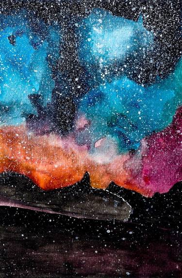 Print of Outer Space Paintings by Muhammad Suleman Rehman