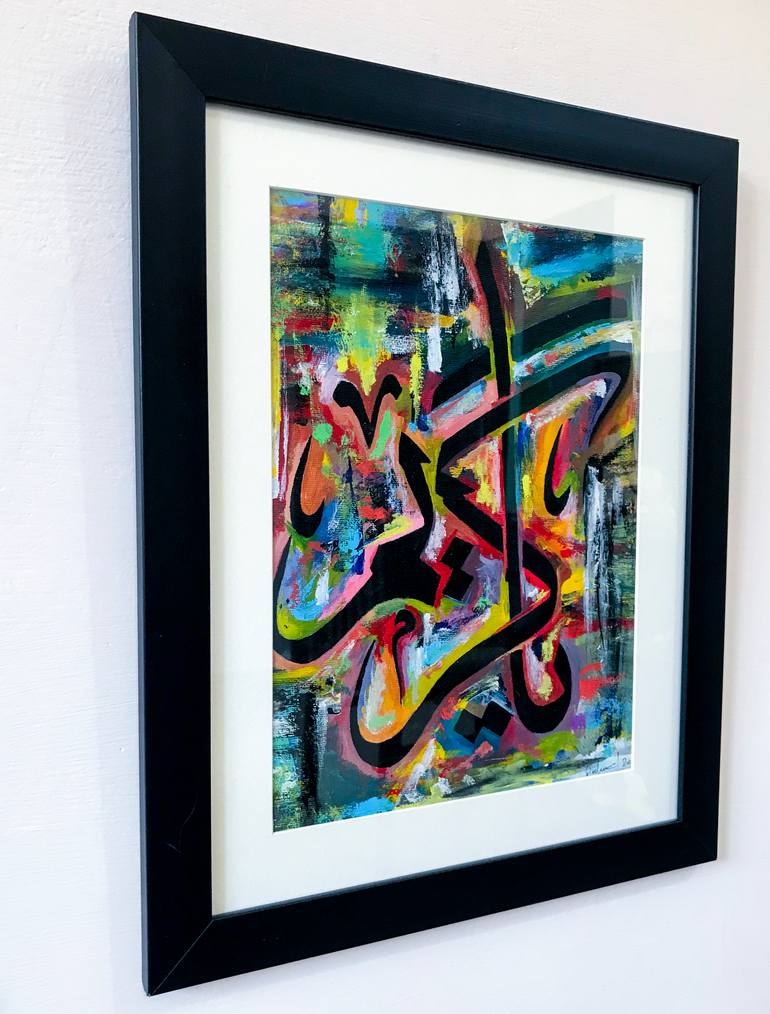 Original Abstract Expressionism Abstract Painting by Muhammad Suleman Rehman