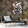 4/5- Kun Faya Kun
“Be ,and it is”
forth painting of Abstract Arabic Calligraphy series