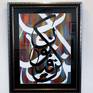 4/5- Kun Faya Kun
“Be ,and it is”
forth painting of Abstract Arabic Calligraphy series