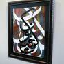 4/5- Kun Faya Kun
“Be ,and it is”
forth painting of Abstract Arabic Calligraphy series