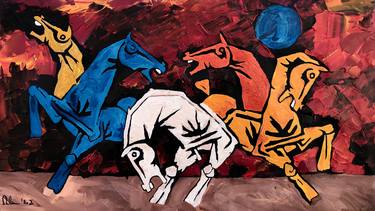 Original Horse Paintings by Muhammad Suleman Rehman