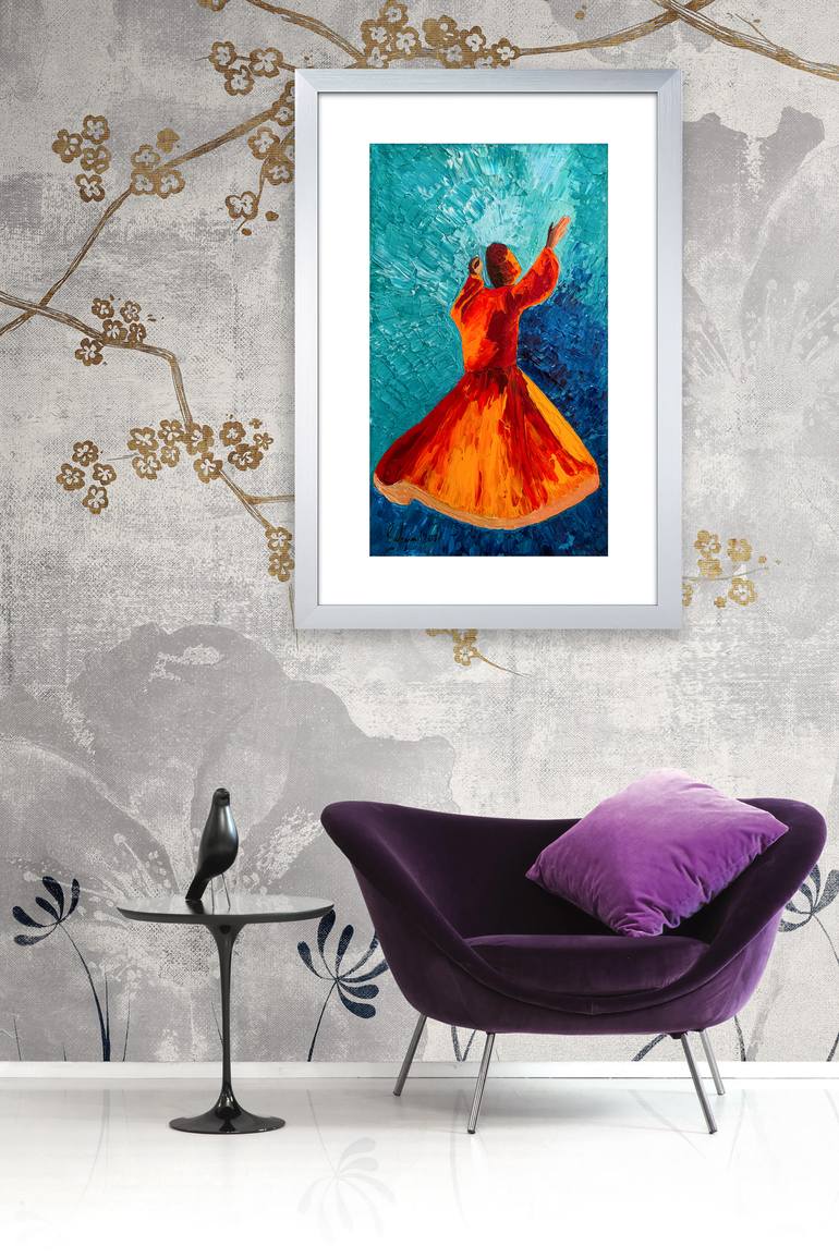 Original Abstract Love Painting by Muhammad Suleman Rehman