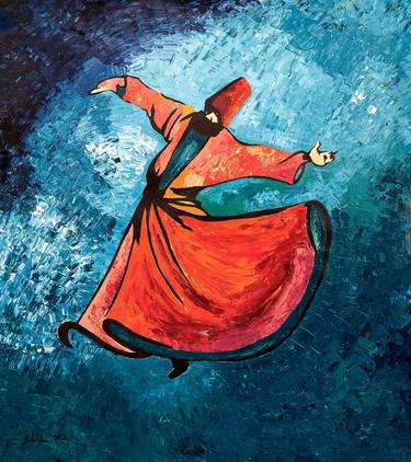 Tasawwuf Sufi Whirling Abstract thumb