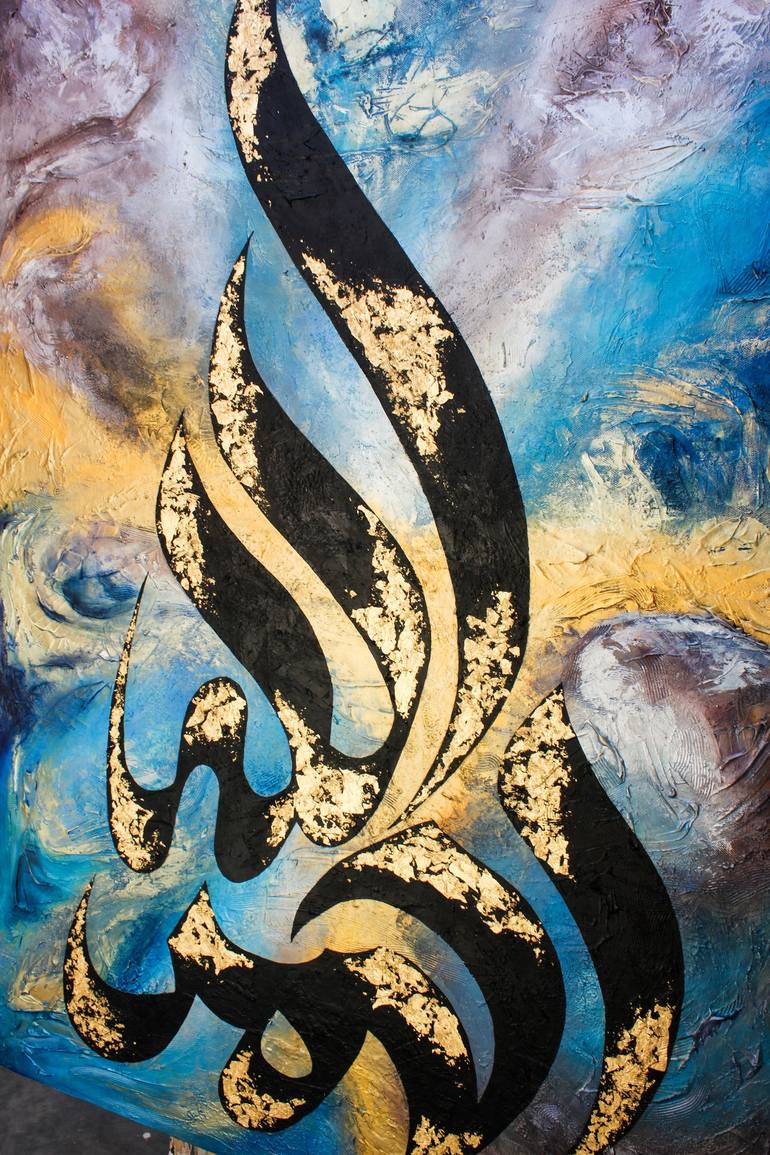 Original Abstract Expressionism Abstract Painting by Muhammad Suleman Rehman