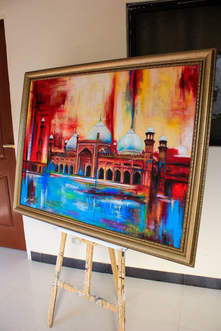 Original Architecture Painting by Muhammad Suleman Rehman