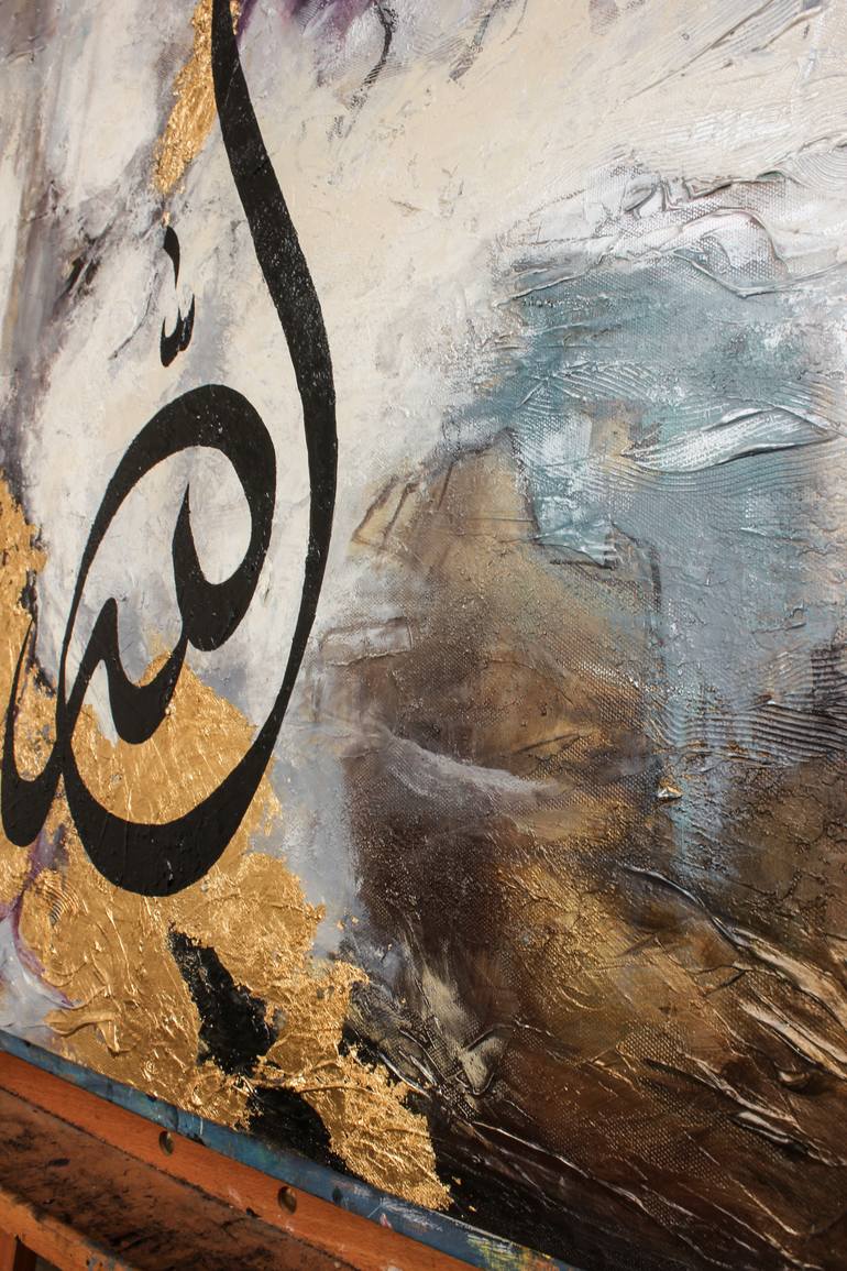 Original Abstract Expressionism Abstract Painting by Muhammad Suleman Rehman