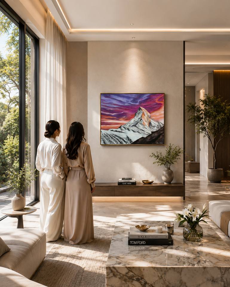 Original Contemporary Landscape Painting by Muhammad Suleman Rehman