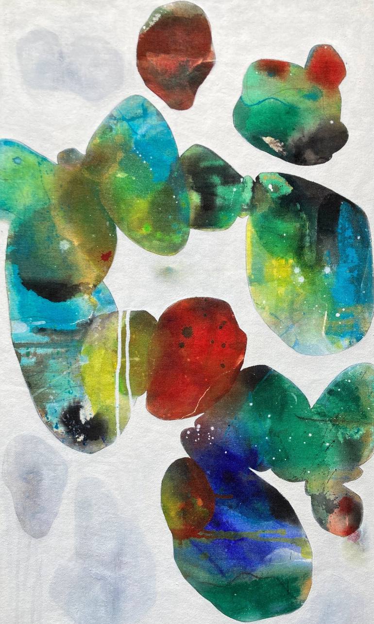 Original Abstract Expressionism Abstract Paintings by Amrita Tandon