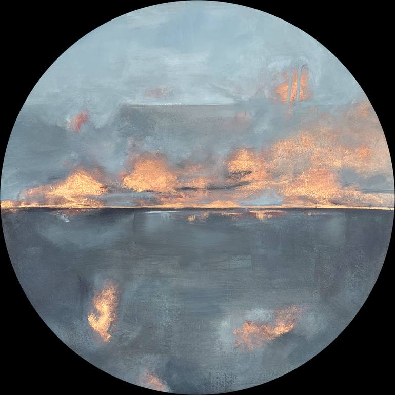 Original Abstract Seascape Painting by Amrita Tandon