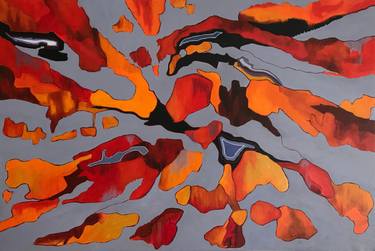 Original Abstract Expressionism Nature Paintings by Amrita Tandon