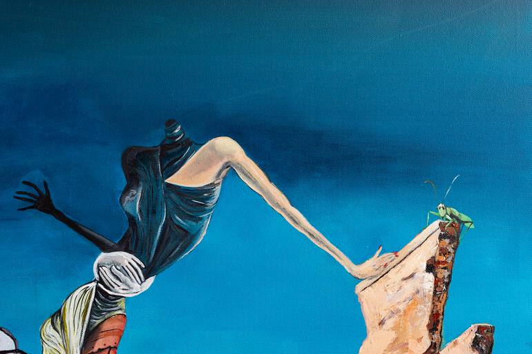 Original Expressionism Fantasy Painting by Cristina Puscas