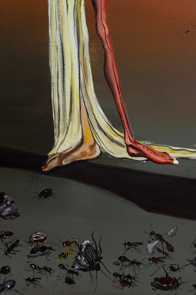 Original Expressionism Fantasy Painting by Cristina Puscas