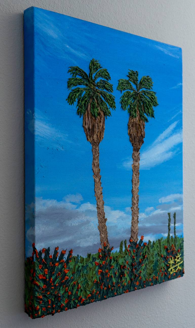 Original Abstract Landscape Painting by Gioacchino Randazzo