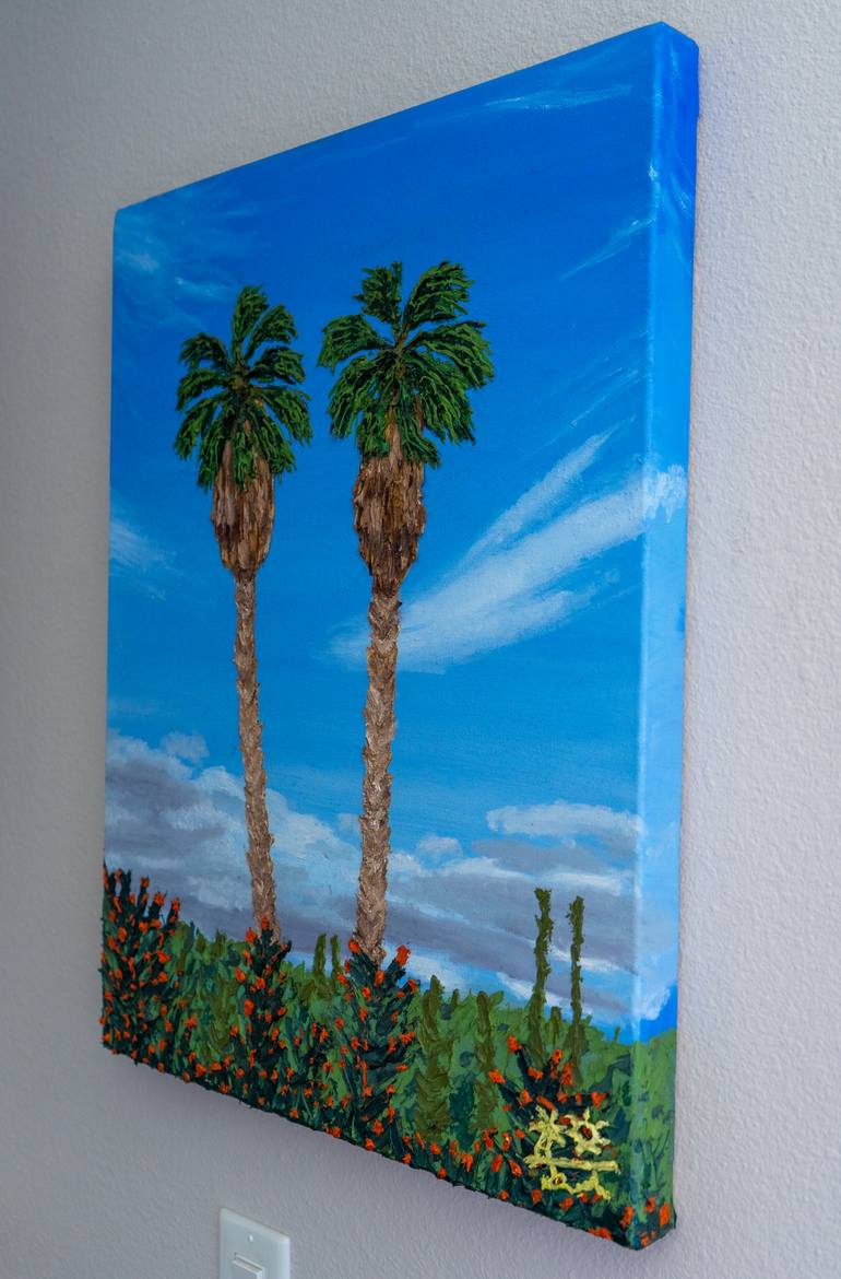 Original Abstract Landscape Painting by Gioacchino Randazzo