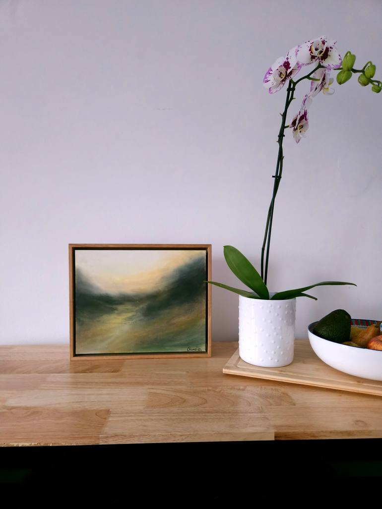 Original Abstract Expressionism Landscape Painting by Chanel Durante