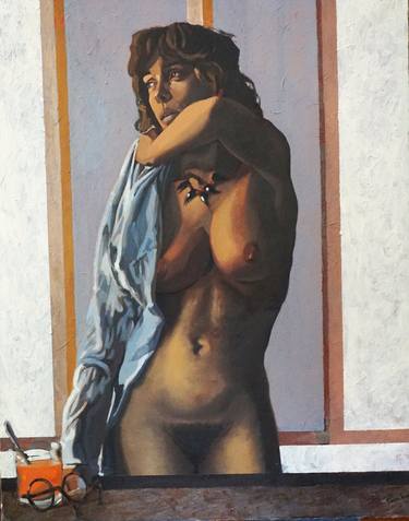 Print of Figurative Nude Paintings by ANTHONY PALLISER