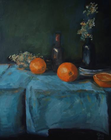 Still Life With Oranges thumb