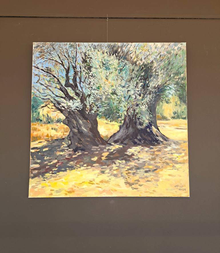 Original Expressionism Nature Painting by Ellen Fasthuber-Huemer 