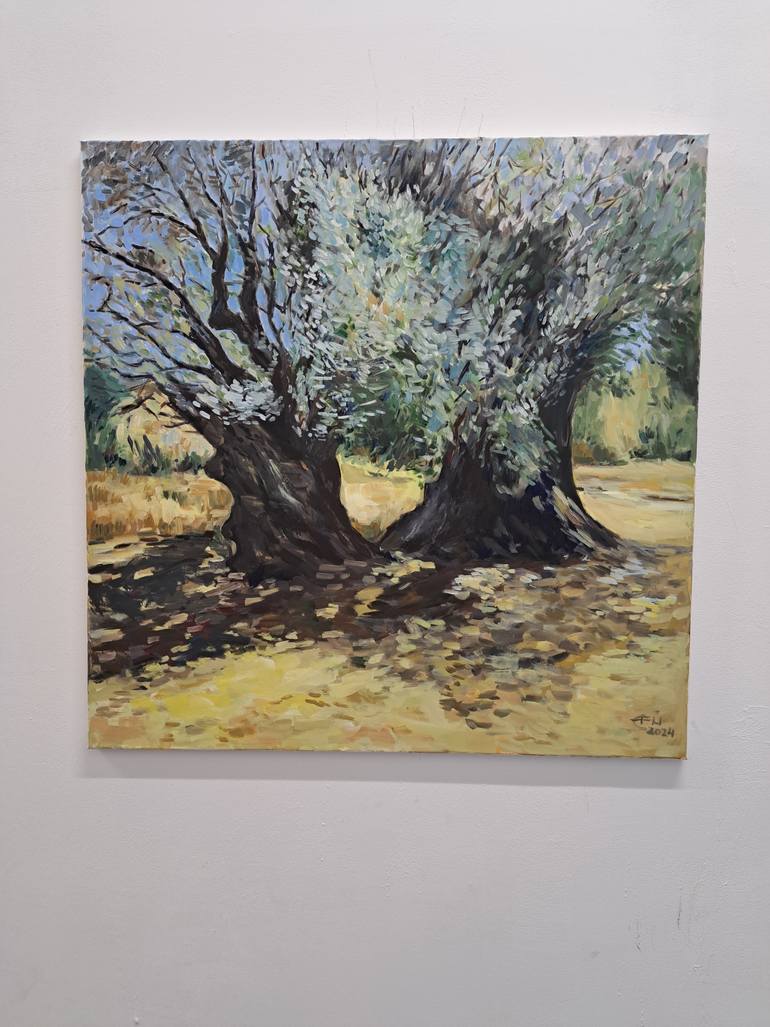 Original Expressionism Nature Painting by Ellen Fasthuber-Huemer 