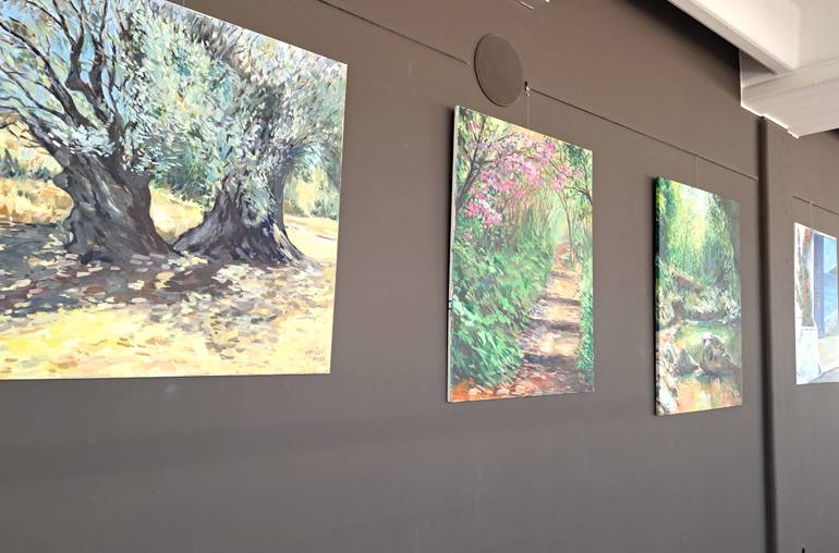 Original Expressionism Nature Painting by Ellen Fasthuber-Huemer 