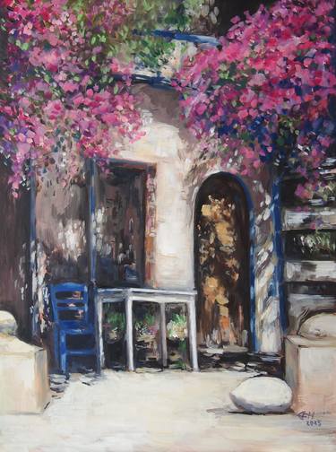 Original Classicism Landscape Paintings by Ellen Fasthuber-Huemer 