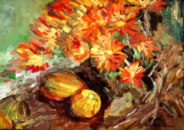 Original Impressionism Still Life Paintings by Ellen Fasthuber-Huemer