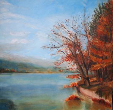 Original Impressionism Nature Paintings by Ellen Fasthuber-Huemer