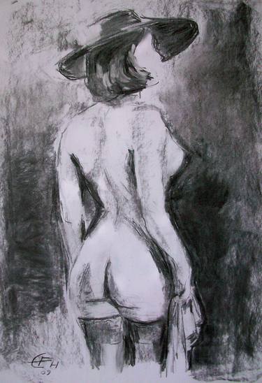 Print of Nude Drawings by Ellen Fasthuber-Huemer