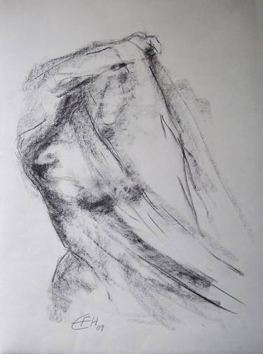 Print of Impressionism People Drawings by Ellen Fasthuber-Huemer