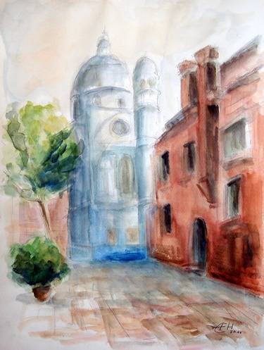 Original Impressionism Cities Paintings by Ellen Fasthuber-Huemer