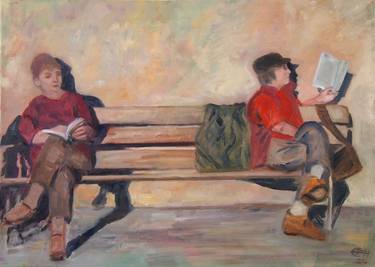 Print of Impressionism People Paintings by Ellen Fasthuber-Huemer