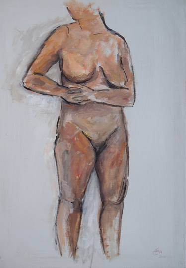 Print of Modern Nude Paintings by Ellen Fasthuber-Huemer