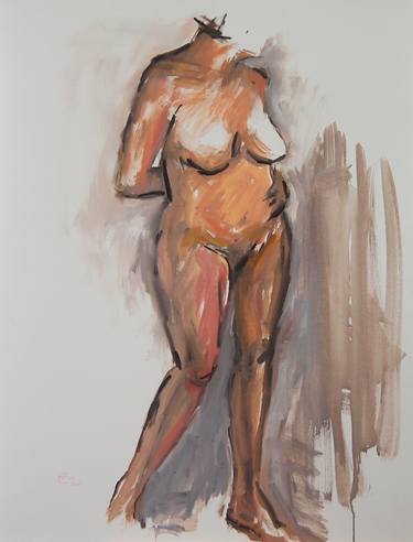 Print of Nude Paintings by Ellen Fasthuber-Huemer