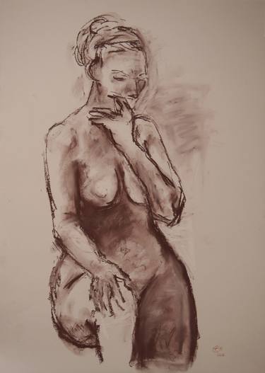 Original Nude Drawings by Ellen Fasthuber-Huemer