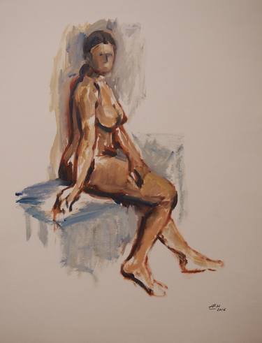 Print of Impressionism Nude Paintings by Ellen Fasthuber-Huemer