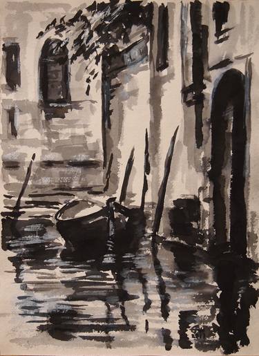 Venice,Tuschmalerei thumb