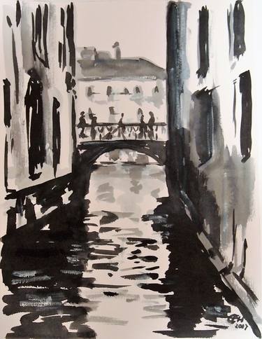 Print of Fine Art Cities Paintings by Ellen Fasthuber-Huemer