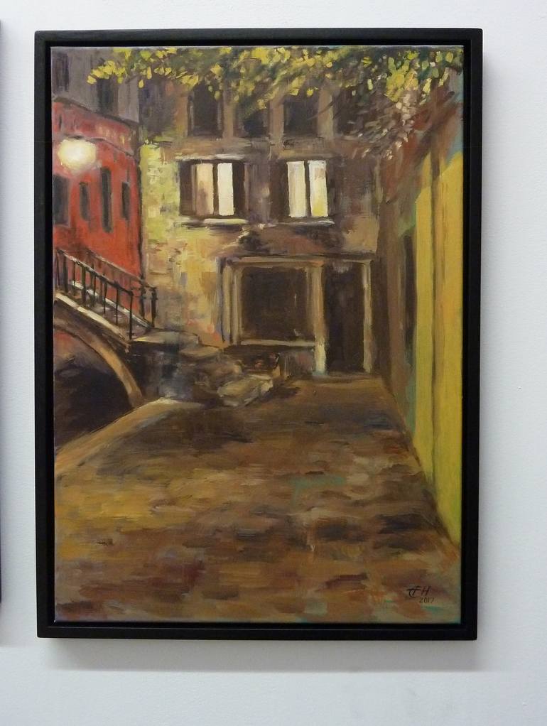 Original Fine Art Cities Painting by Ellen Fasthuber-Huemer 