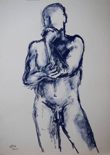 Nude Male Nr. 5, Pastel thumb