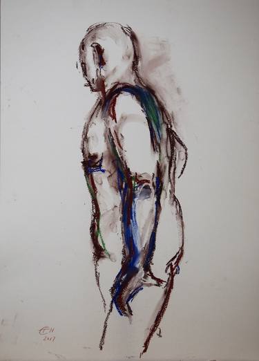 Print of Figurative Nude Drawings by Ellen Fasthuber-Huemer