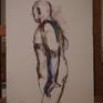 Here is another study of a man,made with pastel on paper.