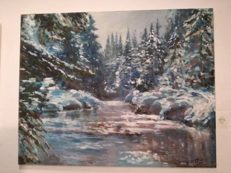 Original Fine Art Landscape Painting by Ellen Fasthuber-Huemer 