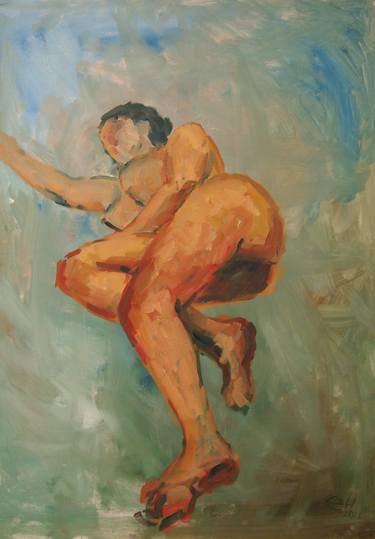 Original Figurative Nude Paintings by Ellen Fasthuber-Huemer