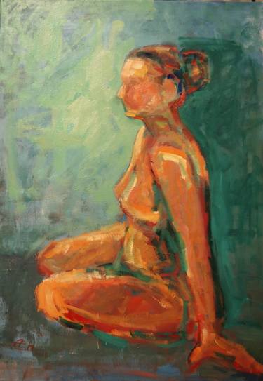 Print of Figurative Nude Paintings by Ellen Fasthuber-Huemer