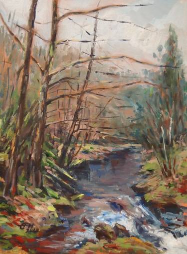 Original Fine Art Landscape Paintings by Ellen Fasthuber-Huemer