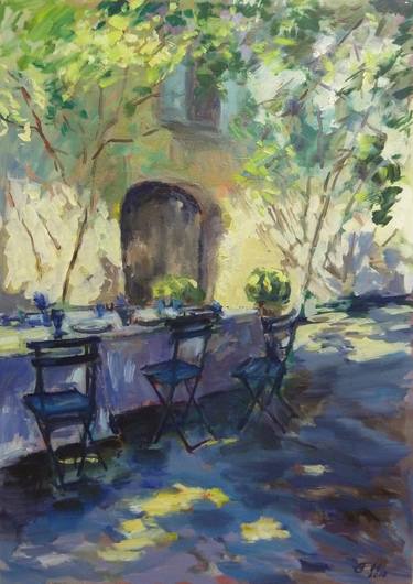 Print of Impressionism Landscape Paintings by Ellen Fasthuber-Huemer